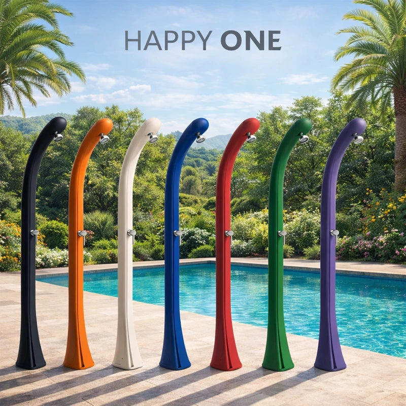 Doccia solare da giardino Happy One F100 con serbatoio 20 litri