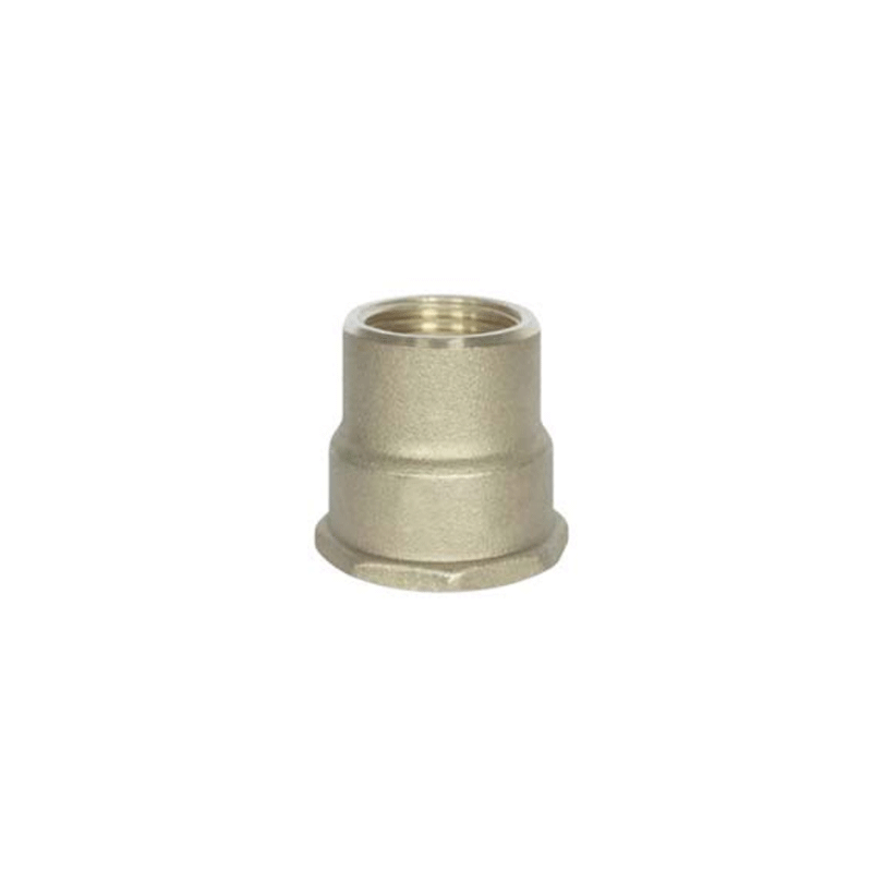 Manicotto FF ridotto giallo 1/2"x3/4", 1"x3/4", 1"1/4x1", 3/8"x1/2" – raccordo in ottone grezzo