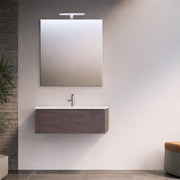 mobile bagno sospeso 80 cm olmo scuro

