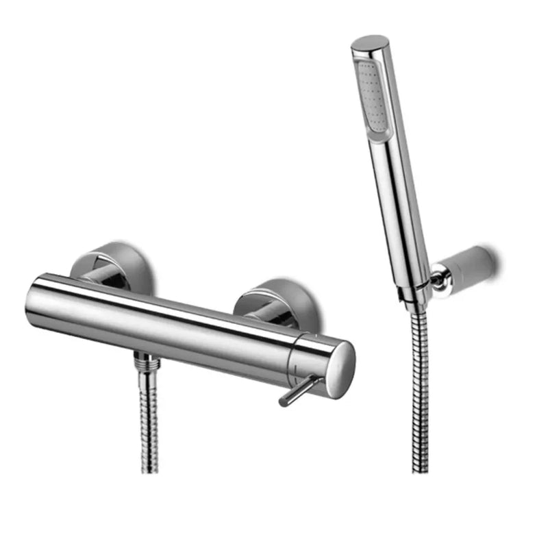 Miscelatore Doccia Duplex Esterno Light Cromato Con Doccia E Flessibile - PAFFONI