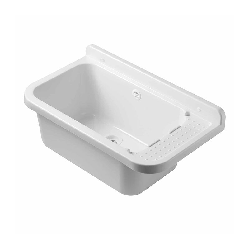 Pilozzo in polipropilene 60x34 cm – disponibile in bianco, grigio o nero – completo di sifone e kit fissaggio