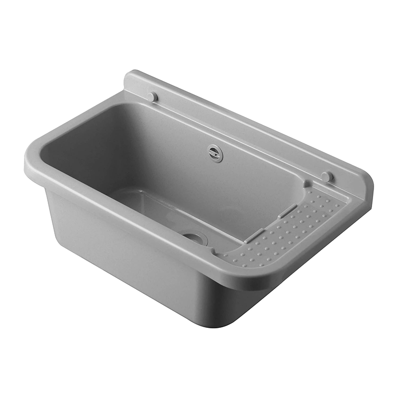 Pilozzo in polipropilene 60x34 cm – disponibile in bianco, grigio o nero – completo di sifone e kit fissaggio