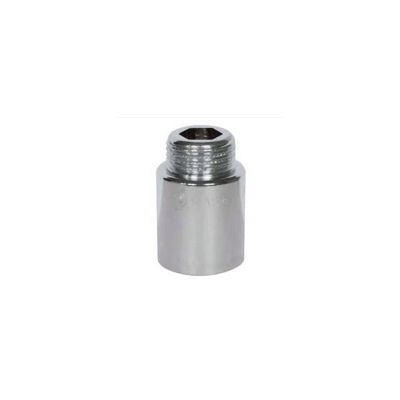 Prolunga in barra ottone tipo pesante Ø 1/2" – raccordo di prolunga in ottone massiccio