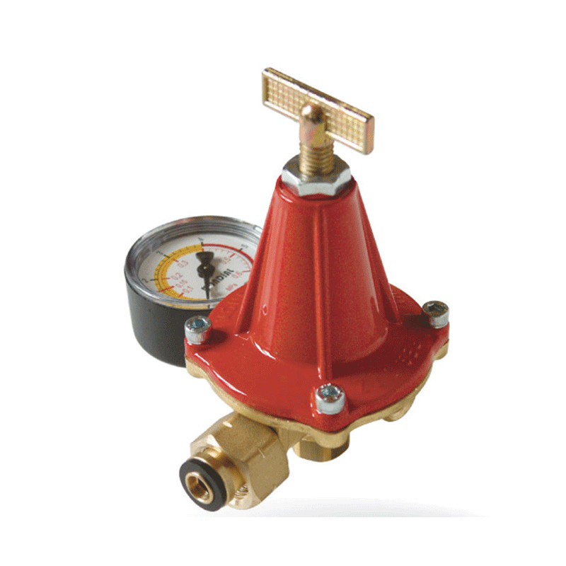 Regolatore gas alta pressione con manometro 12-14 kg/h – Serie HP520 HP522R78