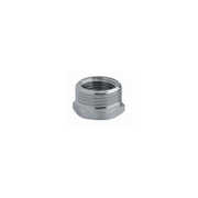 Riduzione esagonale cromata 3/8" x 1/2" – raccordo di riduzione in ottone cromato