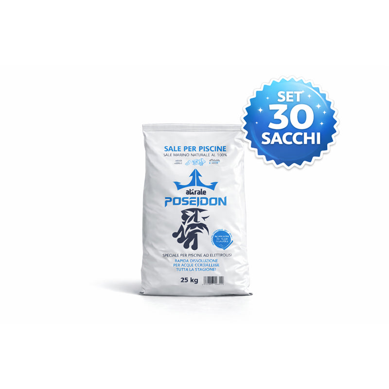30 sacchi sale piscina elettrolisi poseidon