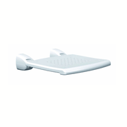 Sedile doccia ribaltabile XXL con seduta morbida 43x52 cm – supporti in acciaio inox – portata 190 kg