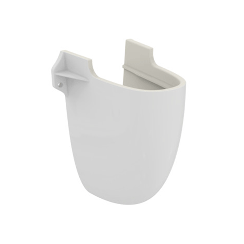 Semicolonna Ideal Standard EUROVIT in vetrochina bianca lucida – modello W333001 – montaggio a muro