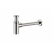 sifone design tondo ottone cromato lavabo