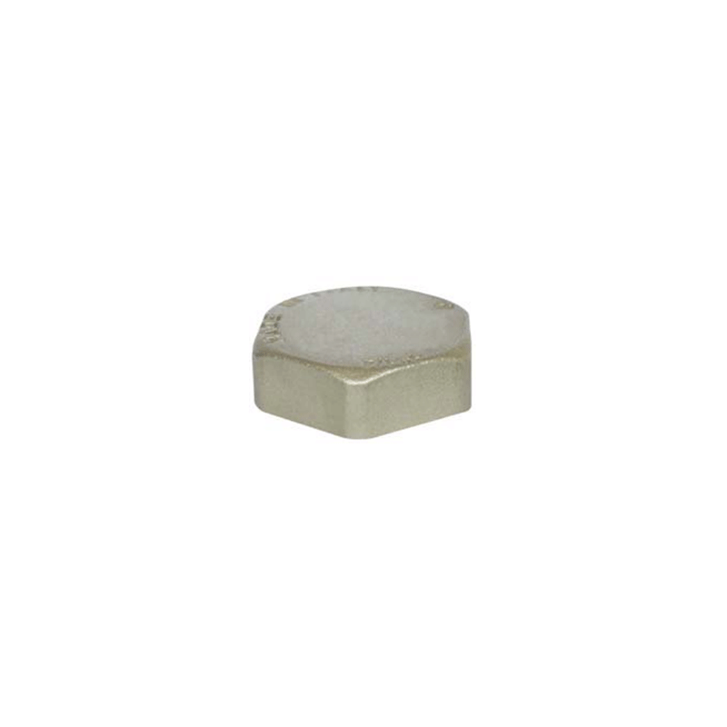Tappo femmina giallo Ø 1", 1/2", 1" 1/2, 1" 1/4, 3/4" – raccordo di chiusura in ottone grezzo