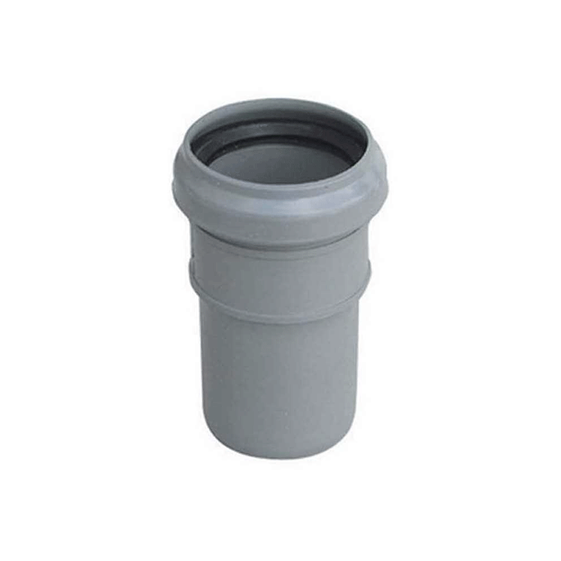Tronchetto di attacco PP-PVC – Ø50F/50M a Ø110F/125M mm per collegamento tubazioni
