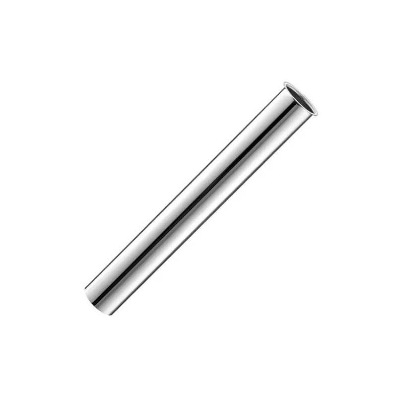 Tubo cromato orlato – canotto con bordo in ottone cromato Ø 26x250 mm / Ø 32x250 mm