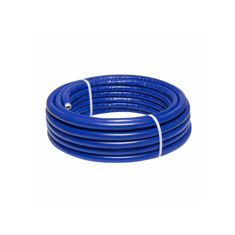tubo pex al pex con guaina blu